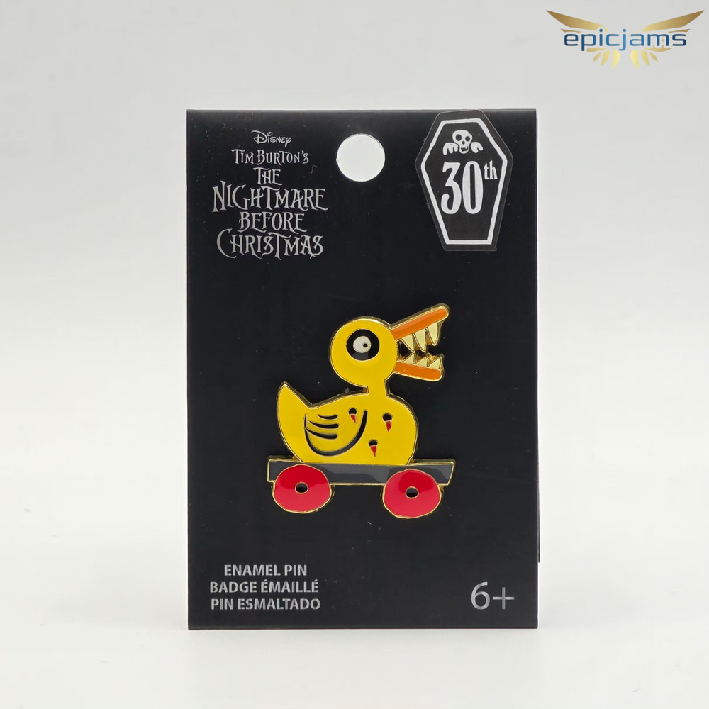 Loungefly Disney The Nightmare Before Christmas Scary Duck Enamel Pin